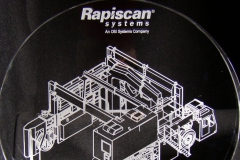 Rapiscan scanner engraved presentation