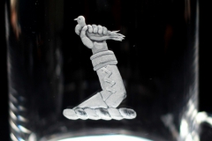 Hand engraved famiily crest
