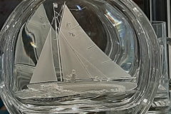 Yacht on decanter