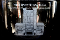 Glass Circle presentation goblet