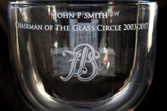 Glass Circle presentation goblet