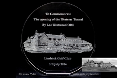Lindrick Golf Club Presentation to Lee Westwood