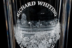 Gold Memorial vase Richard Whiting