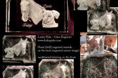 Dog and horse plaque