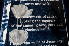 poppies memorial plaque