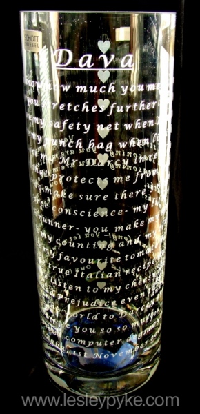 Love Poem Vase