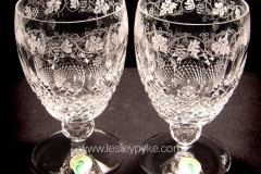 Wedding Goblets Grape design