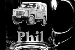 LandRover tankard