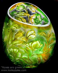 Cameo engraved bowl
